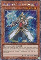Aleister the Invoker (Alternate Art) - RA04-EN024 - Platinum Secret Rare - 1st Edition
